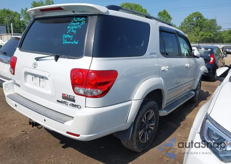 2006 Toyota Sequoia Limited V8 z USA, uszkodzony, nr VIN 5TDBT48AX6S269679